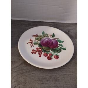 7.5" Plums and Fruit Plate Salem USA